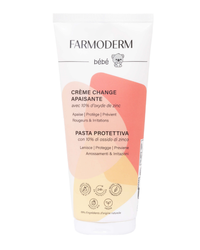 Farmoderm Crème barrière - Crème pour le Change à l'Oxyde de Zinc